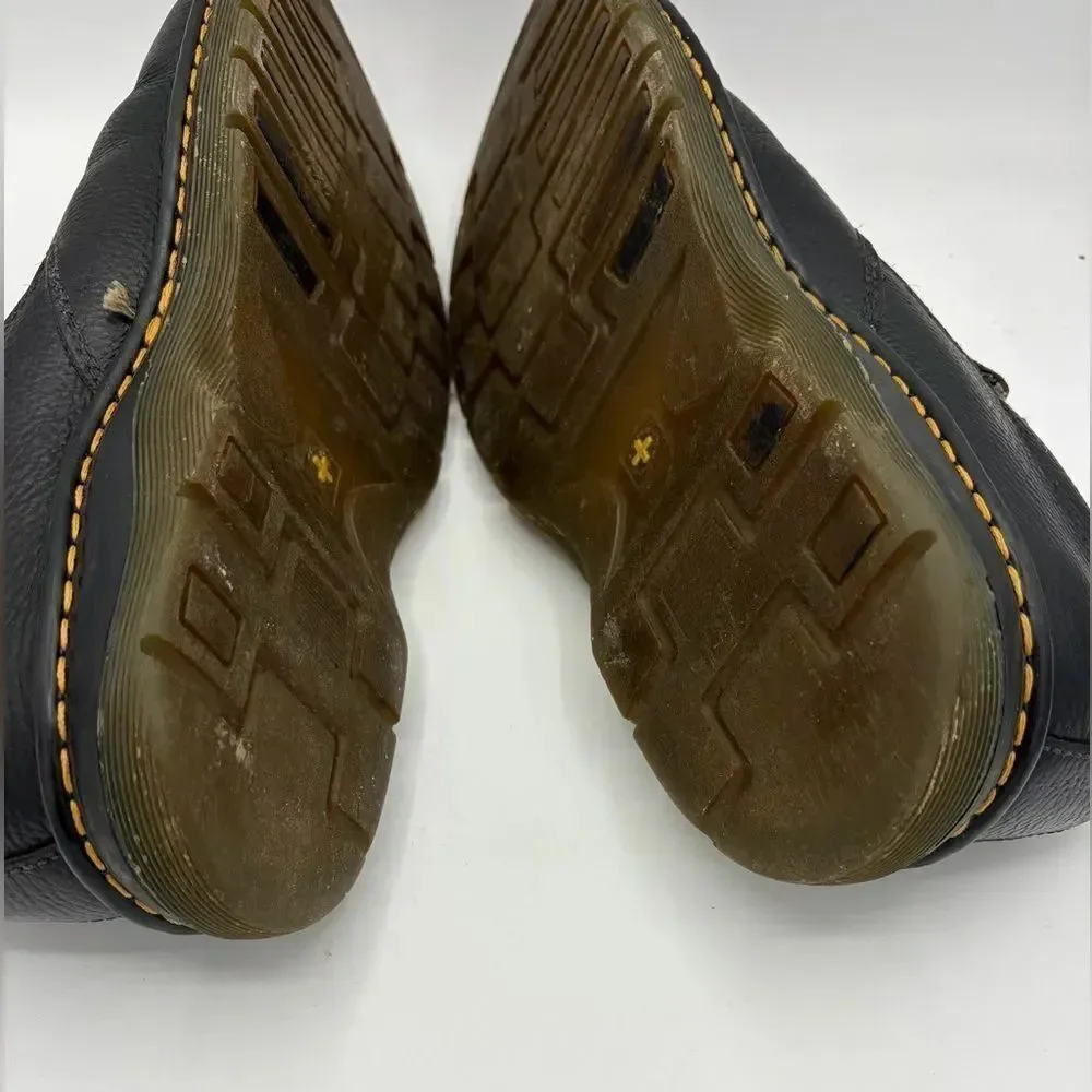 Dr Martens men’s Bryce leather black slip on loafer size 11 Y2K casual